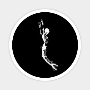 Mermaid Skeleton Shadow Magnet